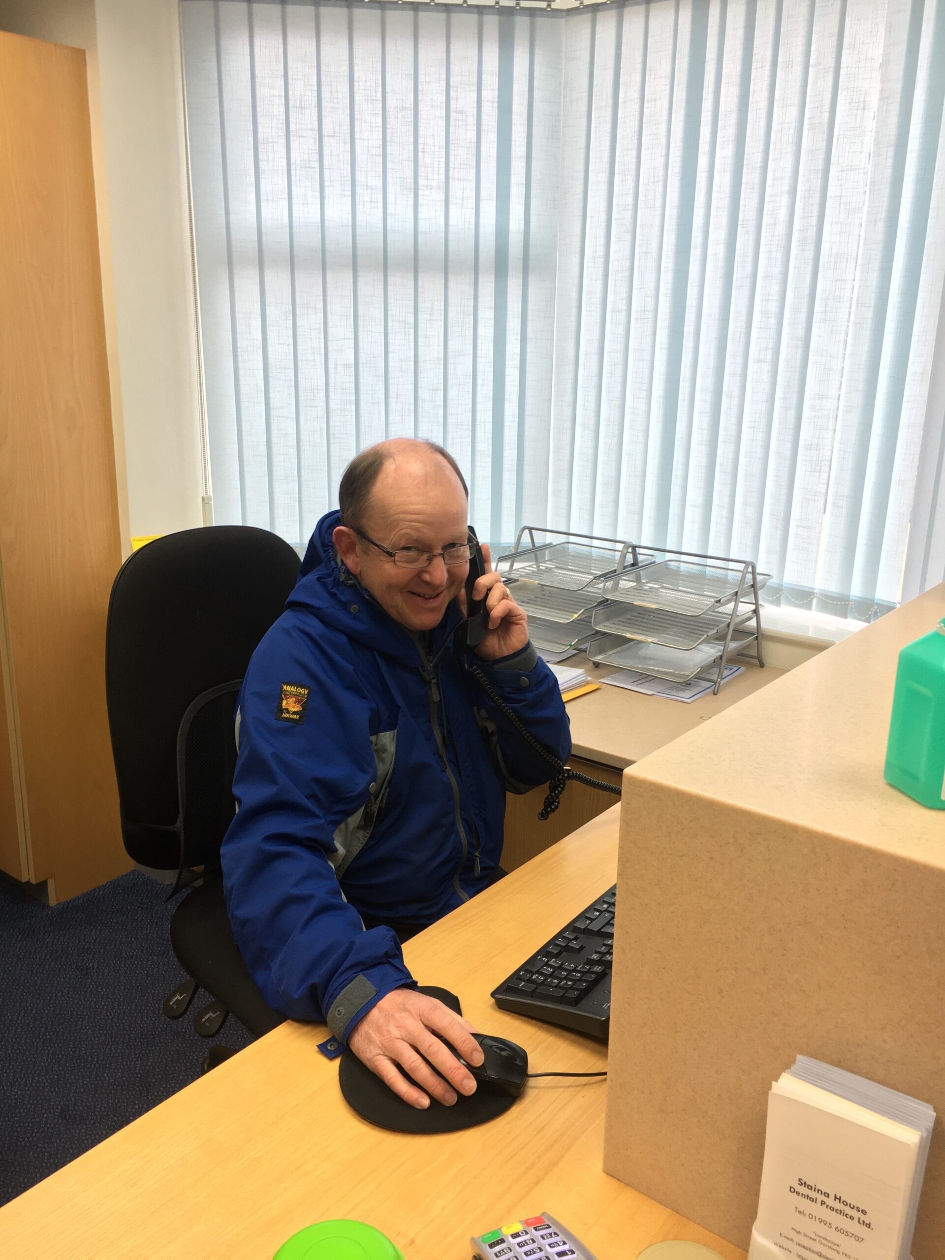 Receptionist Paul